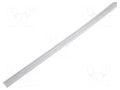 Hole and edge shield; polyetylene; L: 10m; natural; C: 3.6mm; B: 1mm KSS WIRING ED-010