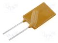 Fuse: PTC polymer; 3A; 11.4x17.3mm; THT; 5.1mm; Ø0.81x7.6mm ECE RB300-30