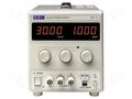 Power supply: laboratory; single-channel,linear; 0÷30VDC; 0÷1A AIM-TTI EL301R