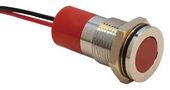 INDIC FLUSH CHROME RED 12VDC,IP67 Q14F3CXXR12E