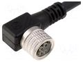 Cable: for sensors/automation; M8; PIN: 4; angled; 5m; plug; 60VDC LUMBERG AUTOMATION ELWIKAKV356022
