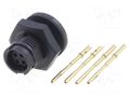 Connector: circular; socket; female; 5A; 125V; PIN: 4; EN2; soldering SWITCHCRAFT EN2P4F22