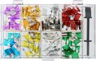 Car Blade Fuse Assortment, 101 pcs. - car fuse dimensions: 16.7 x 11.2 x 3.81 mm 20357