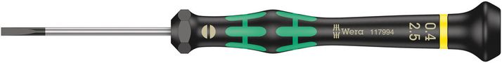 2035 Screwdriver for slotted screws for electronic applications, 0.40x2.5x50, Wera 05117994001