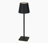 Rechargable table lamp TAZA, 3.5W, 400lm, IP54, CCT, 4000mAh, black USB type C 203853 5905378203853