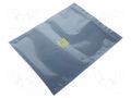 Protection bag; ESD; L: 254mm; W: 203mm; Thk: 76um EUROSTAT GROUP ERS-208720810