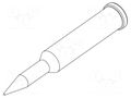 Tip; conical,elongated; 0.4mm ERSA ERSA-0102PDLF04L