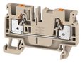 Feed-through terminal A2C 4, PUSH IN, 4 mm² dark beige, Weidmuller 2051180000 4050118411607