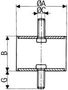 MOUNT, RADIAFLEX, FLEXIBLE 521128