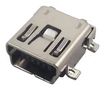 USB CONN, 2.0 MINI TYPE B, R/A RCPT, 5P 1734035-2