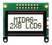 DISPLAY, ALPHANUMERIC, 8X2, WHITE MC20805B6W-FPTLW-V2