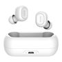 Wireless Earphones TWS QCY T1C Bluetooth V5.0 (white), QCY T1C-White