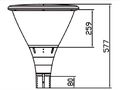 Pargivalgusti NOLINA, 230Vac, 30W, 4500lm, must 207127 5905378207127