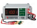 Milli-ohm meter; LED; 3,5 digit (1999); Test volt: 5V; 230VAC EXTECH EX380562