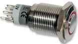 SWITCH, PUSHBUTTON, DPDT-2CO, 3A, 250V MP0045/1D2GN012