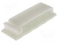 Self-adhesive cable holder; polyamide; natural; UL94V-2 FIX&FASTEN FCA-2