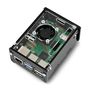 Case for Raspberry Pi 5 with Fan - Black GRL-23993 5906063496024