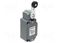 Limit switch; lever R 49mm, plastic roller Ø20mm; NO + NC; 10A PIZZATO ELETTRICA FD552