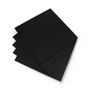 Matte black poured plexiglas - 3mm - 200x200mm - 5szt. MSL-25316 5907255403127