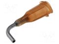 Needle: steel; 0.5"; Size: 15; bent at 90°; 1.37mm FISNAR FIS-15K90