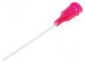Needle: plastic flexible; 1.5"; Size: 25; straight; 0.25mm FISNAR FIS-25