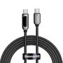 Cable USB-C to USB-C Baseus Display, 100W, 2m (black), Baseus CATSK-C01