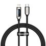 USB-C cable for Lightning Baseus Display, PD, 20W, 1m (black), Baseus CATLSK-01