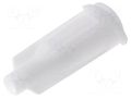 Plug; white; for syringes; 500 FISNAR FIS-END-WH