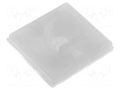 Holder; screw,self-adhesive; polyamide; UL94V-2; natural; B: 4mm FIX&FASTEN FIX-CM-18