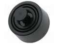 Quick mounting foot; black; polyetylene; A: 10.2mm; B: 30mm; C: 28mm DREMEC FIX-FR-129