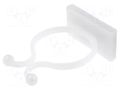 Cable clips; ØBundle : 23mm; polyamide; natural; UL94V-2; H: 41mm FIX&FASTEN FIX-KL-22