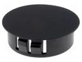 Stopper; H: 11.3mm; Flange dia: 34.2mm; Wall thick: 3.3mm; black FIX&FASTEN FIX-M30