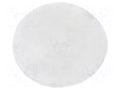 Self-adhesive foot; Ø: 8mm; H: 2.4mm; transparent; silicone; C: 1mm FIX&FASTEN FIX-RF8-2.4A
