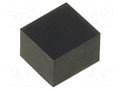 Self-adhesive foot; H: 3.5mm; black; rubber; W: 5mm; L: 4.5mm FIX&FASTEN FIX-SF-050435