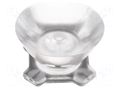 LED lens; round; transparent; 7÷12°; Mounting: adhesive tape LEDIL CA11264