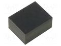 Self-adhesive foot; H: 5mm; black; rubber; W: 10mm; L: 8mm FIX&FASTEN FIX-SF-100850