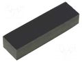 Self-adhesive foot; H: 4mm; black; rubber; W: 19mm; L: 5.6mm FIX&FASTEN FIX-SF-195640