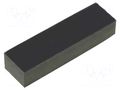 Self-adhesive foot; H: 4mm; black; rubber; W: 19mm; L: 5.6mm FIX&FASTEN FIX-SF-195640