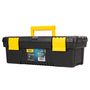 Plastic Tool Box Deli Tools EDL432412, 12'' (yellow), Deli Tools EDL432412