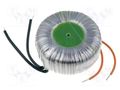 Transformer: toroidal; 120VA; 230VAC; 12V; 12V; 5A; 5A; Leads: cables BREVE TUFVASSONS TTS120/Z230/12-12V