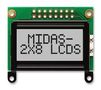 DISPLAY, ALPHANUMERIC, 8X2, NO BACKLIGHT MC20805BH6W-FPR3-V2