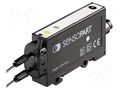 Sensor: optical fiber amplifier; Oper.mode: diffuse-reflective Sensopart FL70R-PS-M4