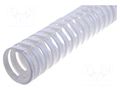 Wiring duct; white; polypropylene; UL94V-0; L: 0.5m; flexible HELLERMANNTYTON FLEX40SK