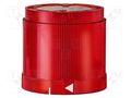 Module: light signaller; red; 24VDC; 24VAC; IP54; Ø70x66mm WERMA WER-84310055