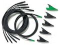 Test leads; black, green; test leads x5,aligator clip x5 FLUKE FLK-TLS430