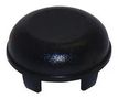 CAP, SWITCH, ROUND, 9.6MM, BLACK 1JS09