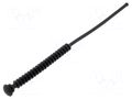 Fastener for fans and protections; Ømount.hole: 4.5mm; black RICHCO FMM-1