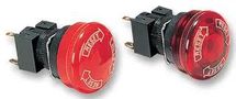 SWITCH, EMERGENCY STOP, DPST-NC, 250VAC. A165E-S-02