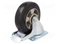 Transport wheel; Ø: 160mm; W: 50mm; H: 193mm; torsional with lock COLSON BTAB-1603-6440