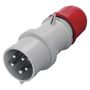 Plug 5P 16A/400V, IP44, OPT., SCAME A6111 8001636222400